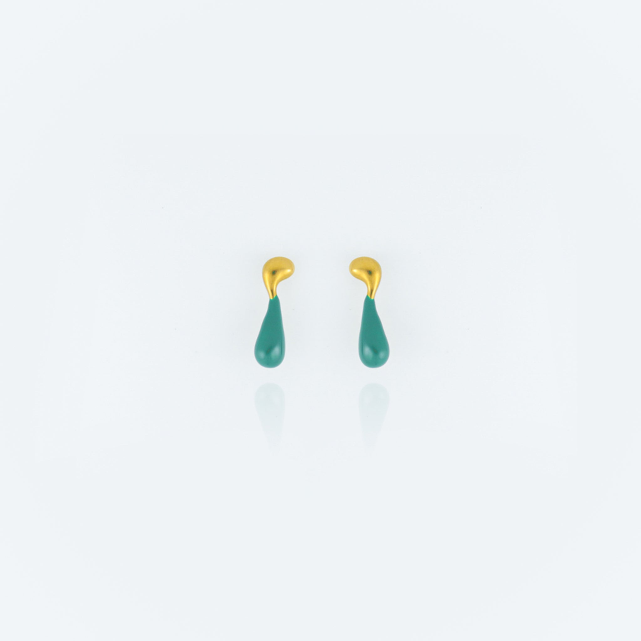 Starborn Earrings - Green / Gold