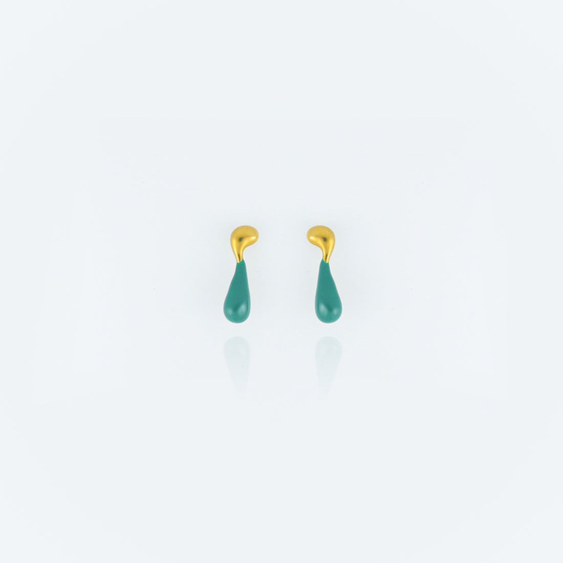 Starborn Earrings - Green / Gold