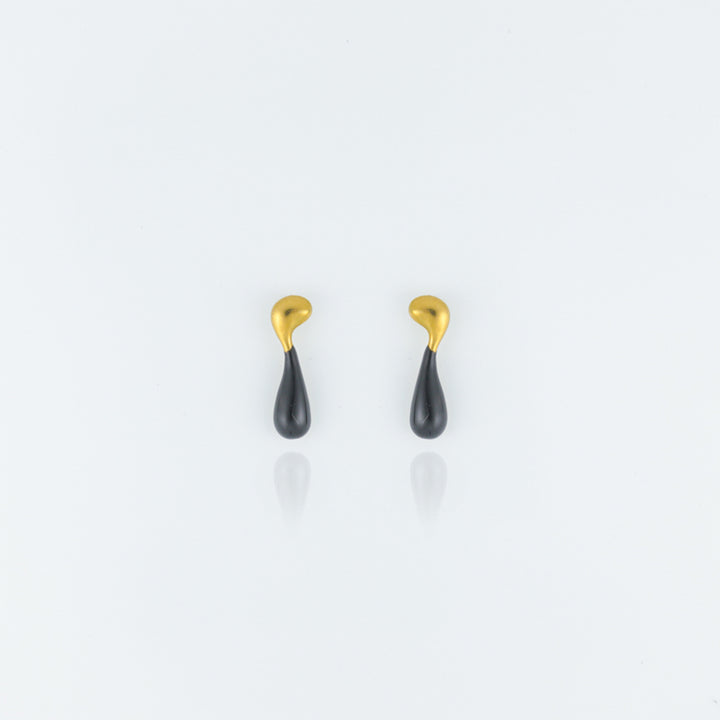Forest Drop Earrings - Black