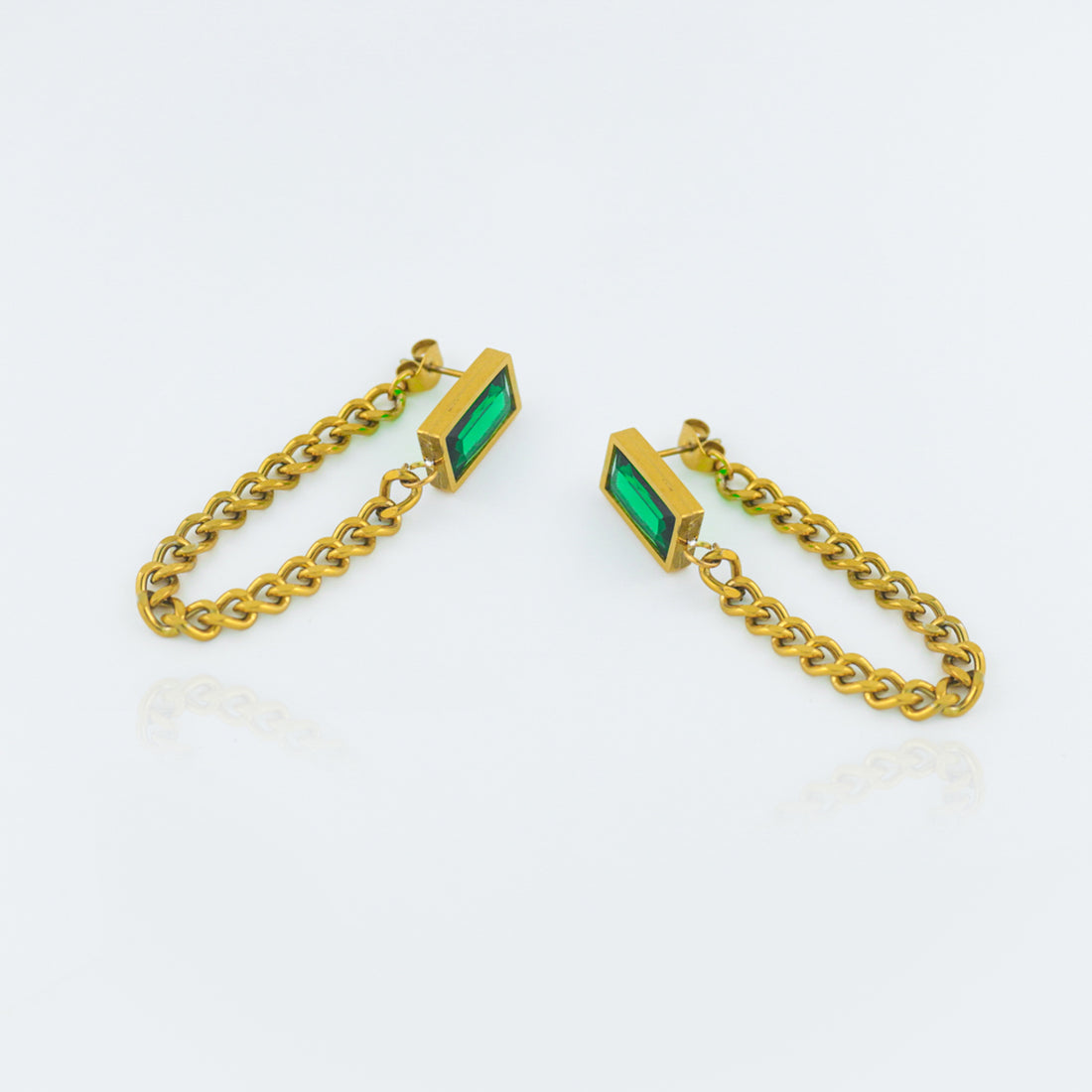 Emerald Kiss Earrings