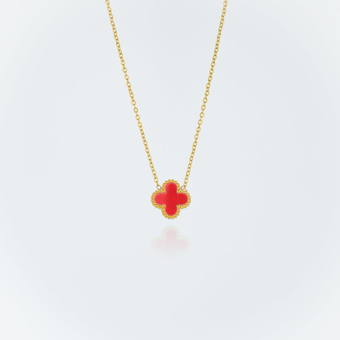 Aurora Strand Necklace - Red