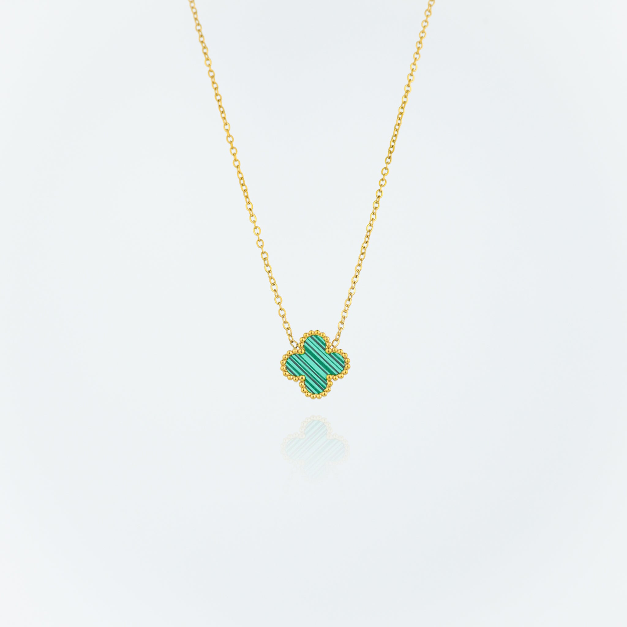 Aurora Strand Necklace - Green