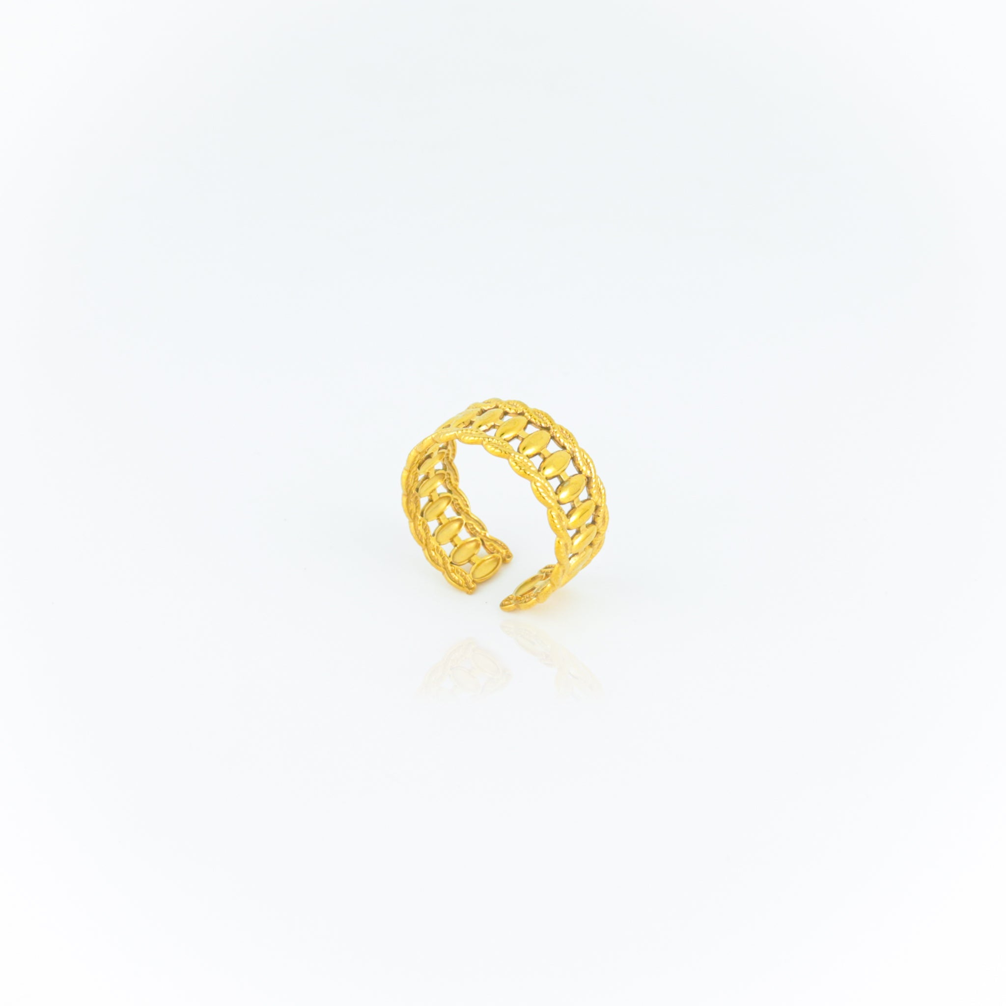 Column Adjustable Band Ring