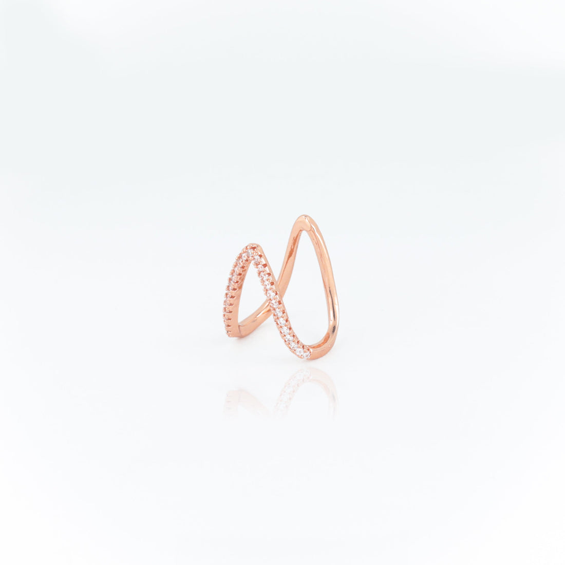 Prism Edge Ring - Rosegold