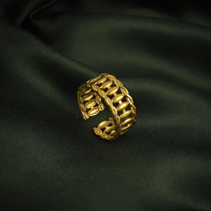 Column Adjustable Band Ring