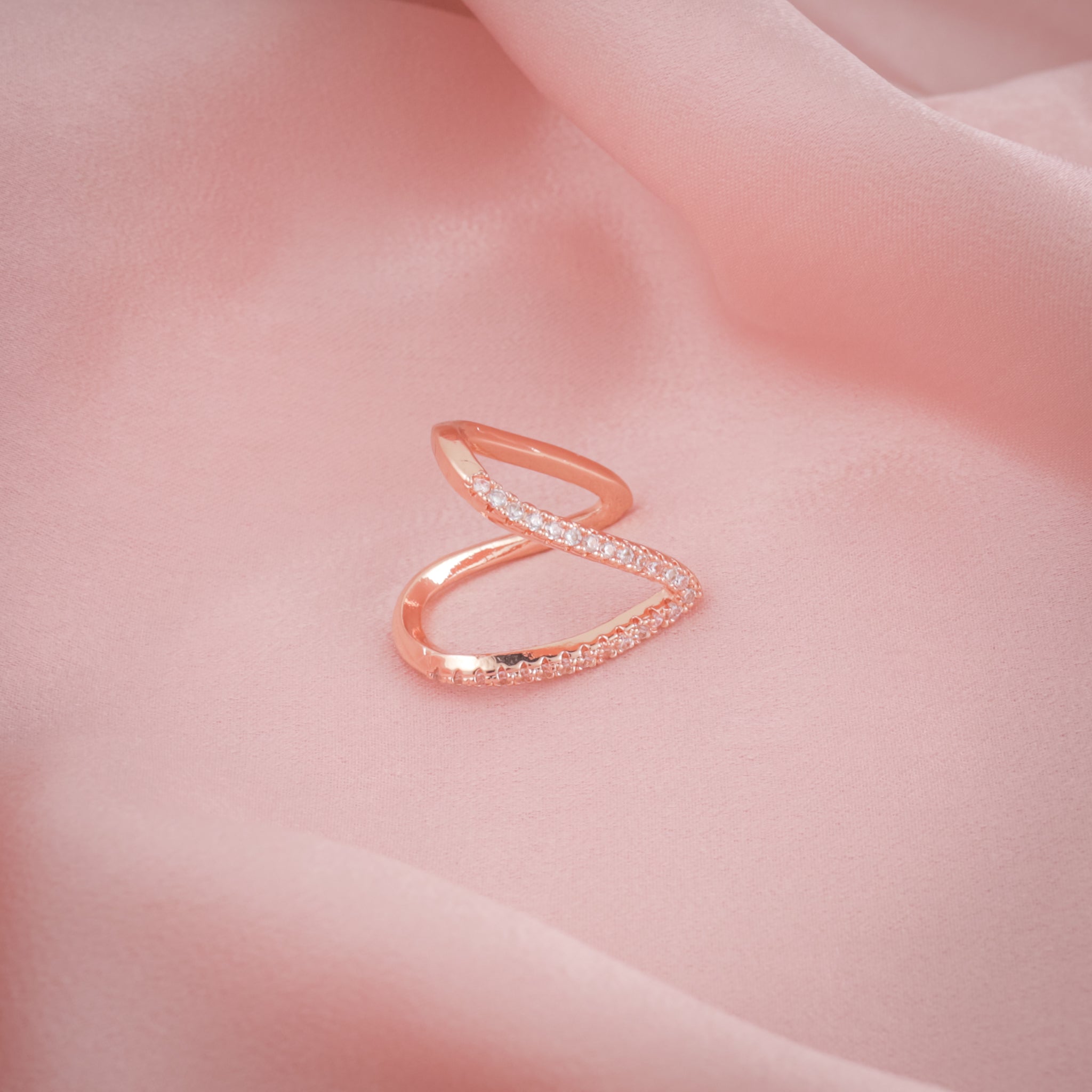 Prism Edge Ring - Rosegold