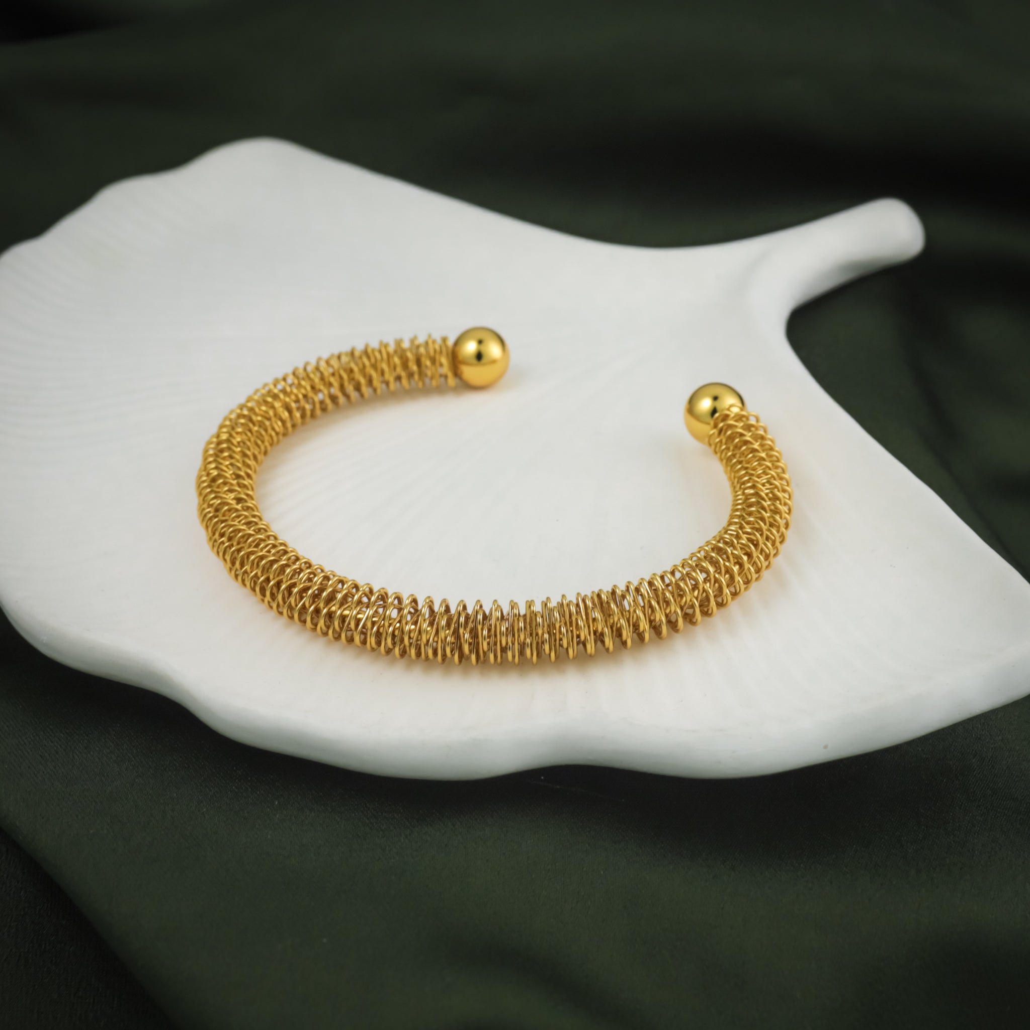 Conical Spiral Bracelet