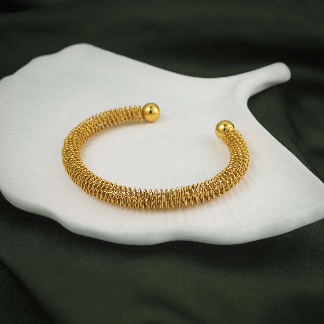 Conical Spiral Bracelet