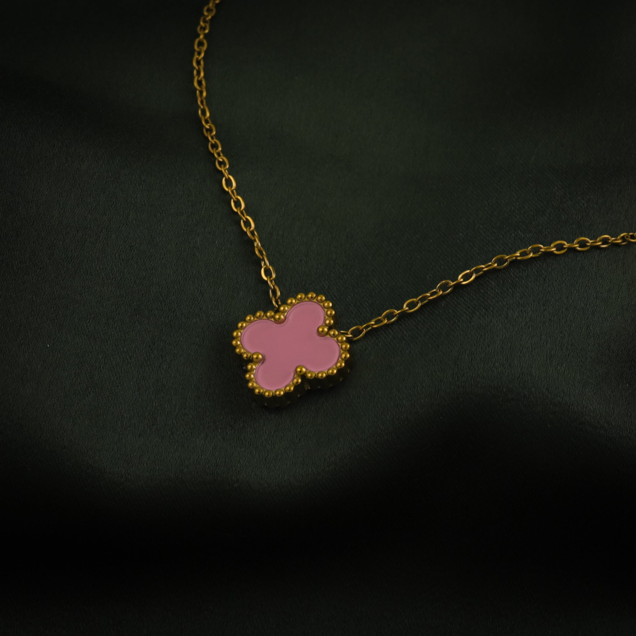 Aurora Strand Necklace - Pink