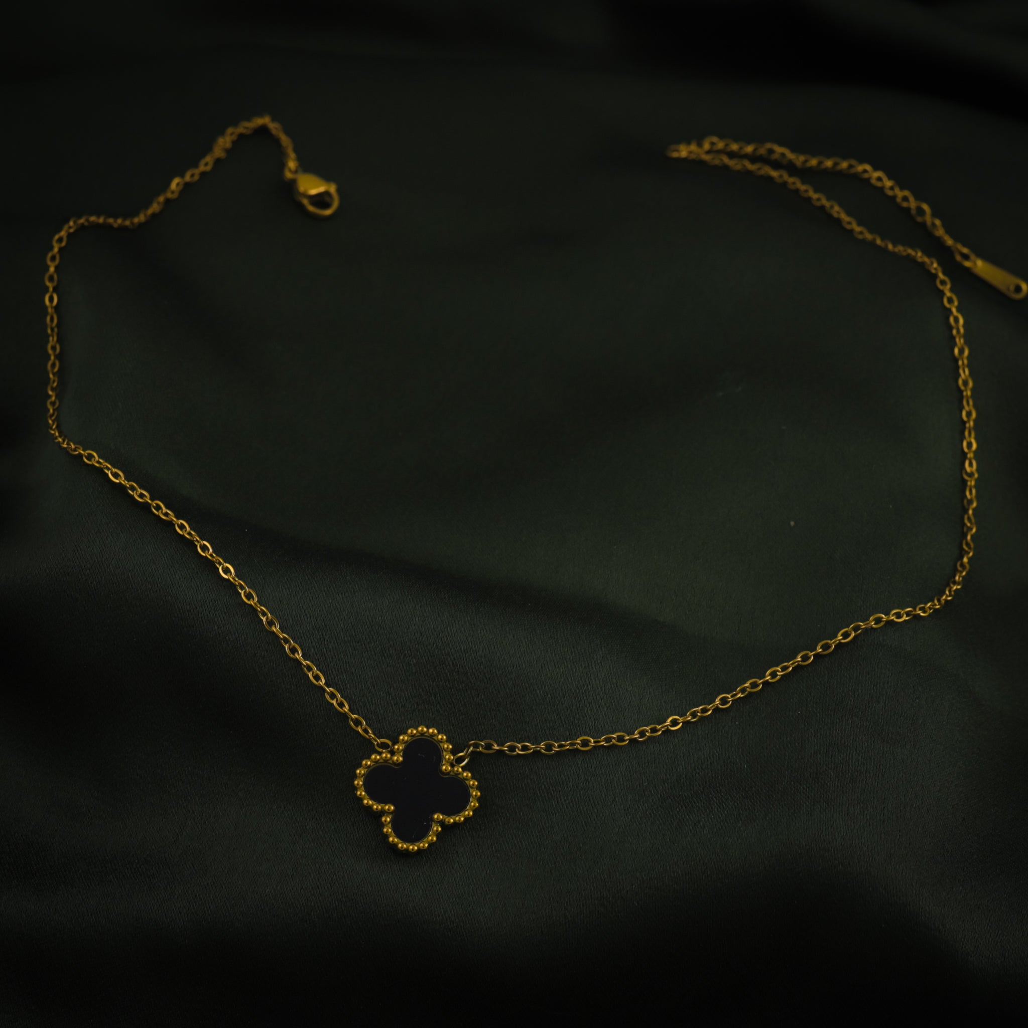 Aurora Strand Necklace - Black