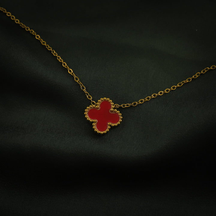 Aurora Strand Necklace - Red