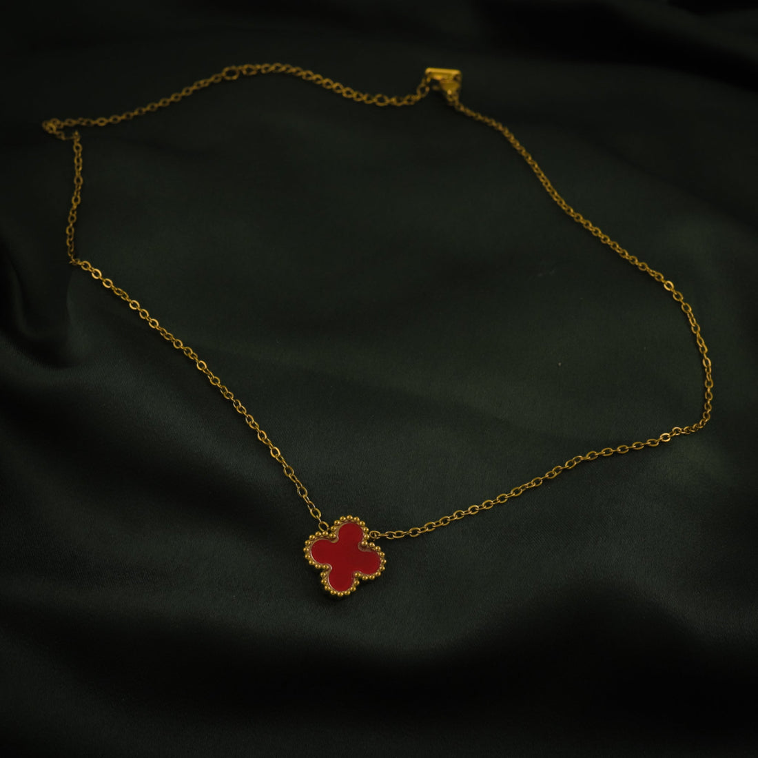 Aurora Strand Necklace - Red