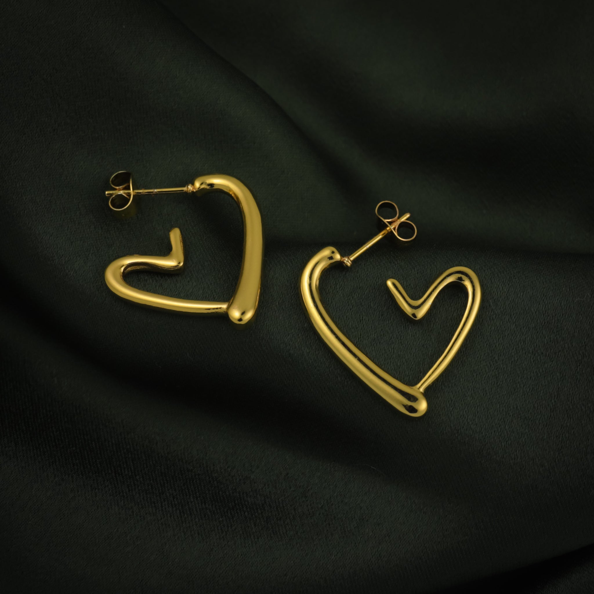 Heartline Earrings