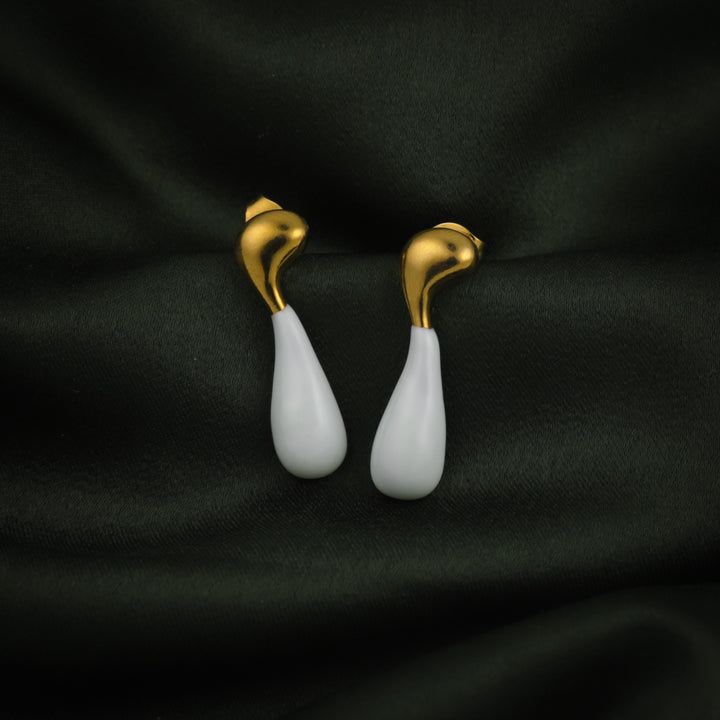 White Aura Earrings