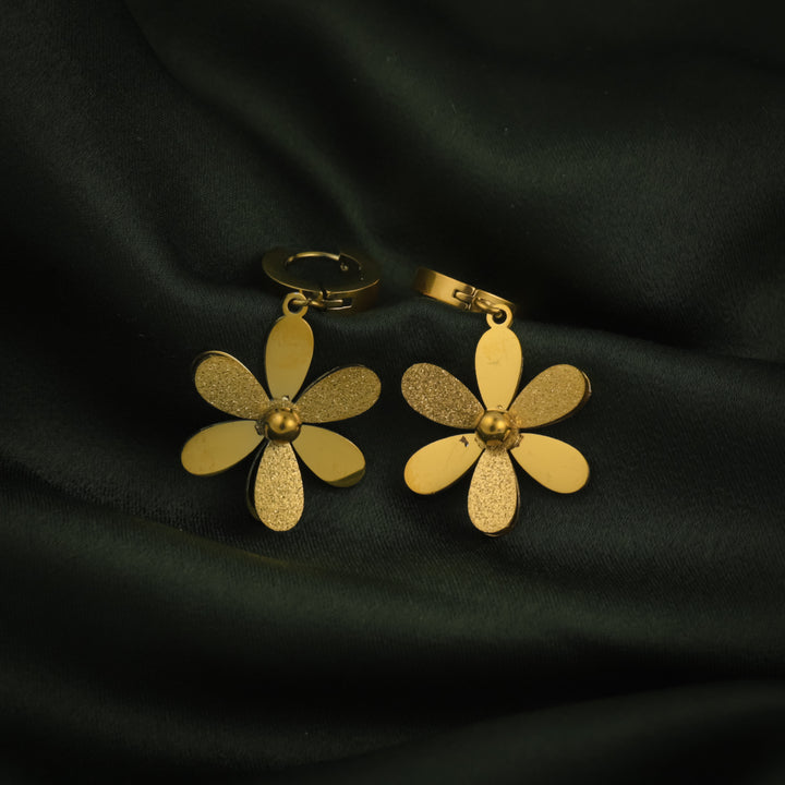 Golden Fleur Earrings