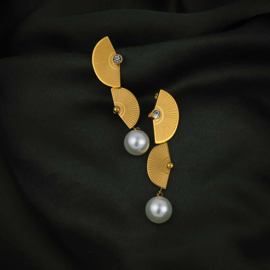 Half Moon Block Earrings