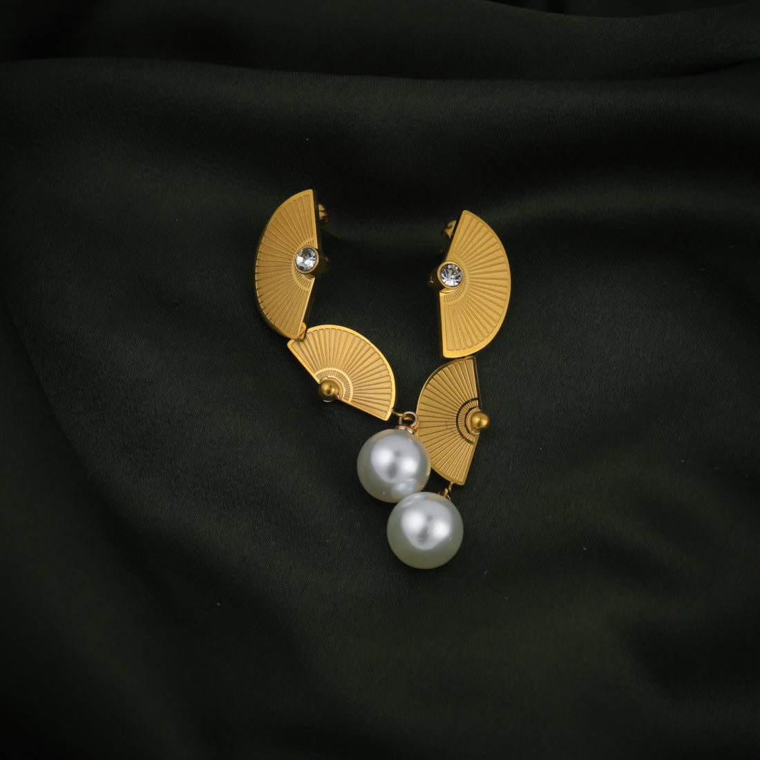 Half Moon Block Earrings