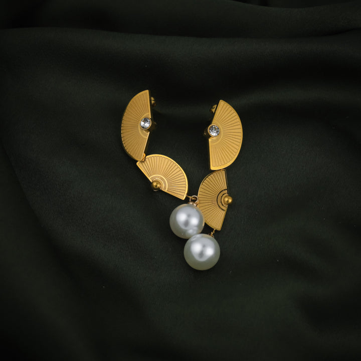 Half Moon Block Earrings