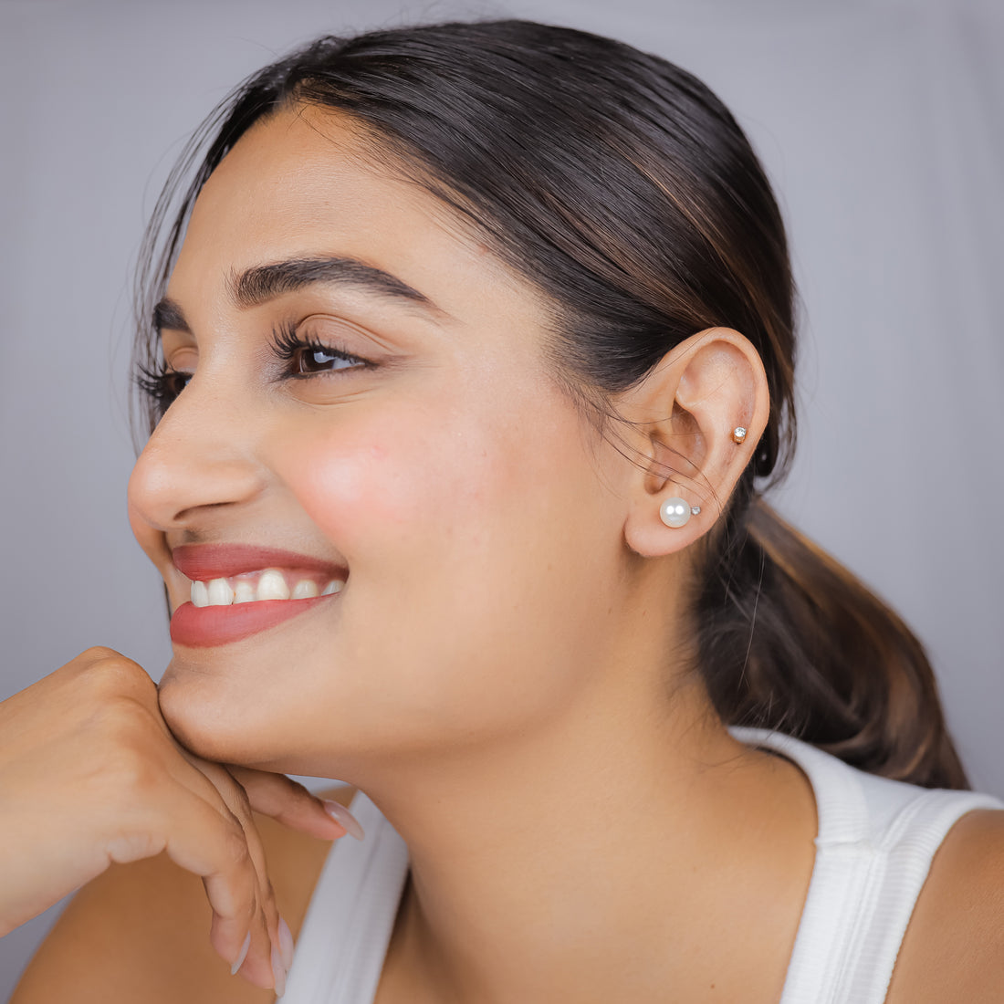 Pearl Babe Studs